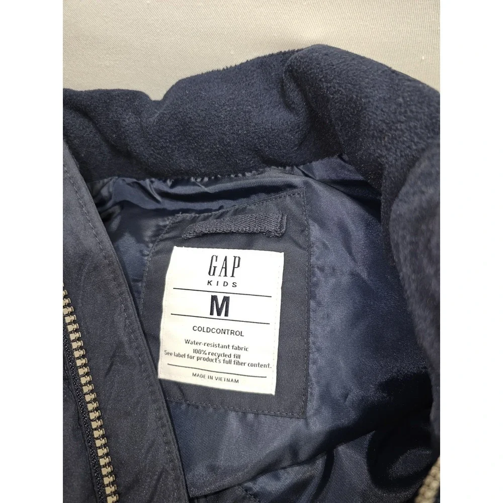 Gap Kids Puffer Vest‎ Size Medium Navy Fall Basics Gorpcore